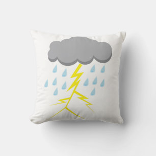 Cojín Decorativo Tormenta y relámpago