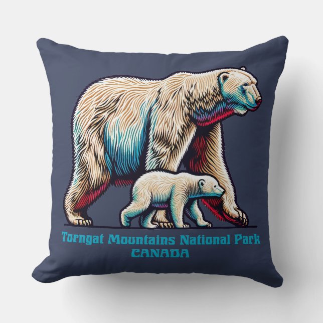 Cojín Decorativo Torngat Mountains National Park Canada (Anverso)