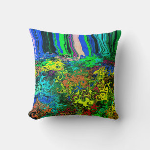 Cojín Decorativo Tornillos coloridos abstractos / machacados / hoja