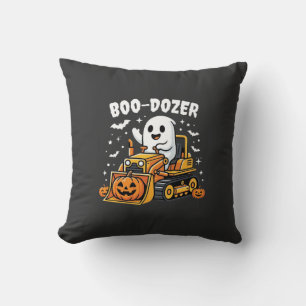 Cojín Decorativo Toro Dozer Fantasma de Halloween_1