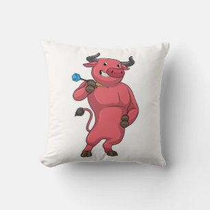 Cojín Decorativo Toro en Darts con Dart
