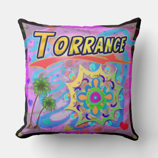 Cojín Decorativo Torrance Verdadero Pilar de Progreso (Anverso)