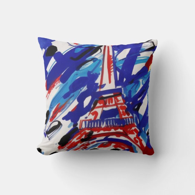 Cojín Decorativo Torre Eiffel (Anverso)