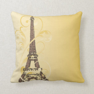 Cojín Decorativo Torre Eiffel con las volutas