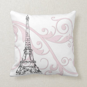 Cojín Decorativo Torre Eiffel con las volutas