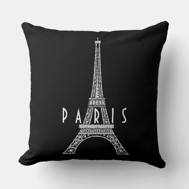 Cojín Decorativo Torre Eiffel de París (Anverso)