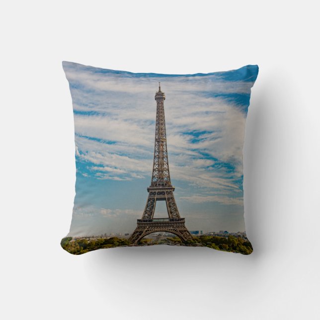 Cojín Decorativo Torre Eiffel en París (Anverso)