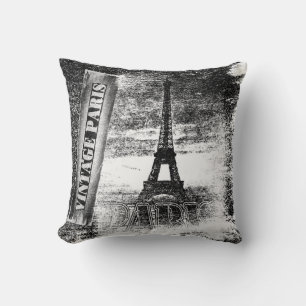 Cojín Decorativo Torre Eiffel Viejo París - Pillow