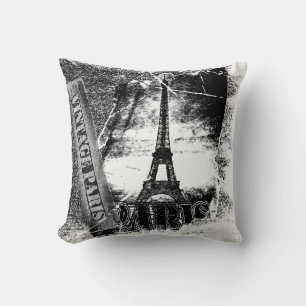 Cojín Decorativo Torre Eiffel Vintage París #3 - Pillow
