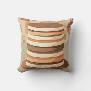 Cojín Decorativo Tortitas Apiladas Retro