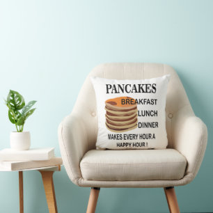 Cojín Decorativo Tortitas Hace De Cada Hora Una Hora Feliz Tortita