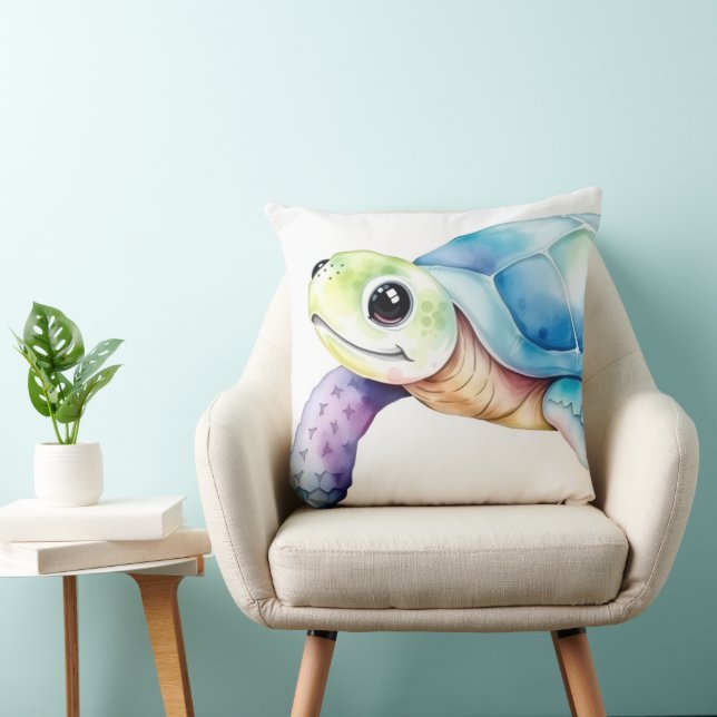 Cojín Decorativo Tortuga Adorable (Silla)