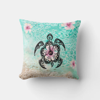Cojín Decorativo Tortuga de Hibiscus