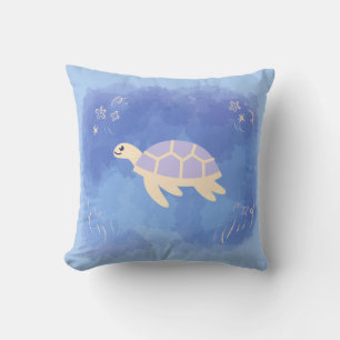 Cojín Decorativo Tortuga en el agua