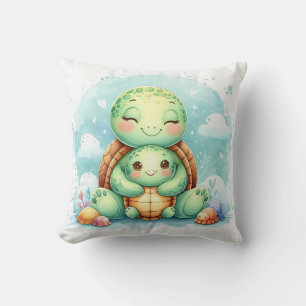 Cojín Decorativo Tortuga Mamá y Bebé
