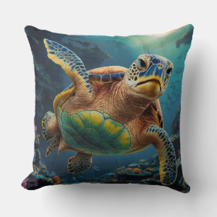 Cojín Decorativo Tortuga marina