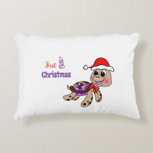 Cojín Decorativo Tortuga navidad