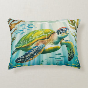 Cojín Decorativo Tortuga Pintada