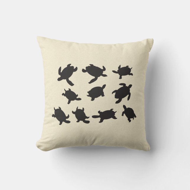 Cojín Decorativo Tortugas (Anverso)