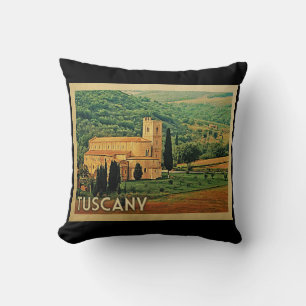 Cojín Decorativo Toscana Italia Viajes de época