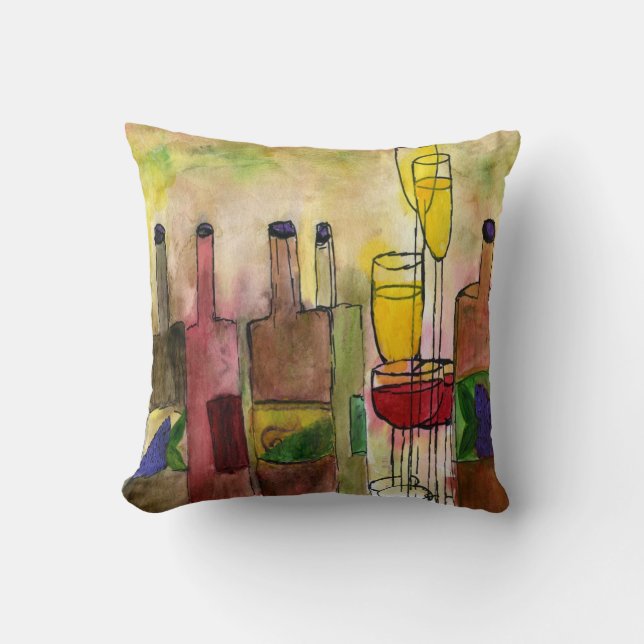 Cojín Decorativo Toscana Wine Throw pillow (Anverso)