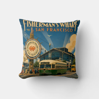 Cojín Decorativo Tote de Fisherman's Wharf