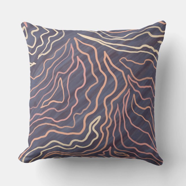 Cojín Decorativo Tote de Nubes Silenciadas (Anverso)