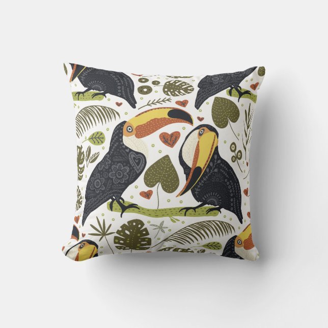 Cojín decorativo Toucan Friends (Anverso)