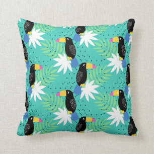 Cojín Decorativo Toucans en trullo