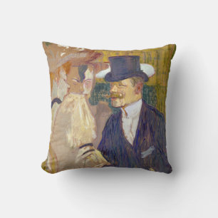 Cojín Decorativo Toulouse-Lautrec - El inglés en el Rouge