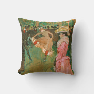 Cojín Decorativo Toulouse-Lautrec - En el Rouge, el baile