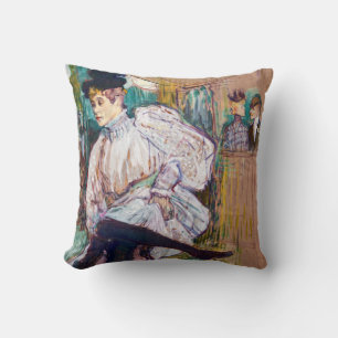 Cojín Decorativo Toulouse-Lautrec - Jane Avril Bailando