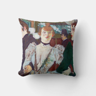 Cojín Decorativo Toulouse-Lautrec - La Goulue llegando al Rouge