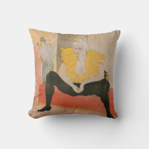 Cojín Decorativo Toulouse-Lautrec - Mademoiselle Cha-u-kao Sentada