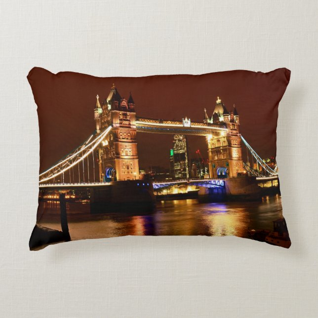 Cojín Decorativo Tower Bridge, London at Night, England (Reino Unid (Anverso)