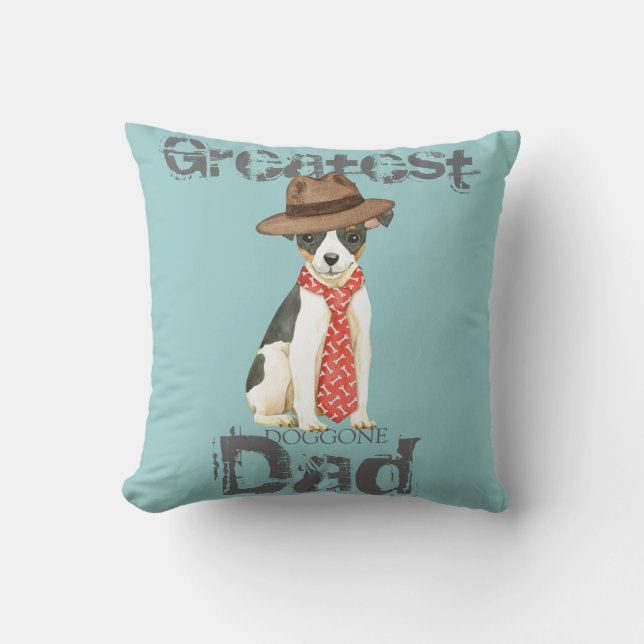 Cojín Decorativo Toy Fox Terrier Dad (Anverso)