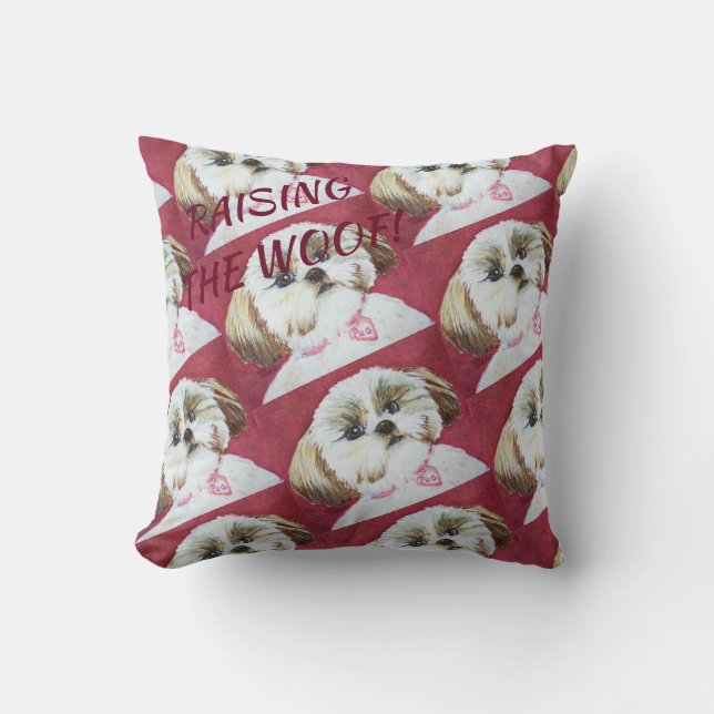 COJÍN DECORATIVO TOY SHIH TZU MIX (Anverso)