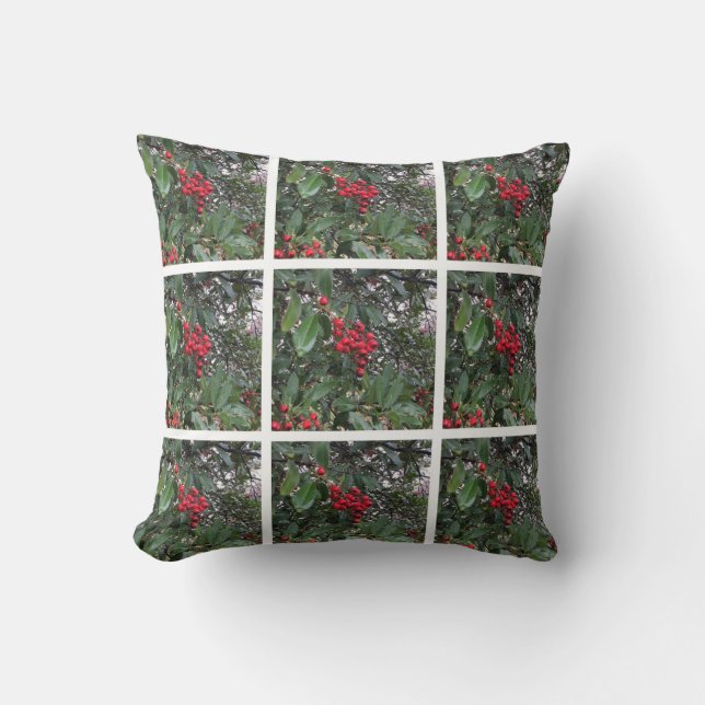Cojín Decorativo Toyon Berries Pillow (Anverso)