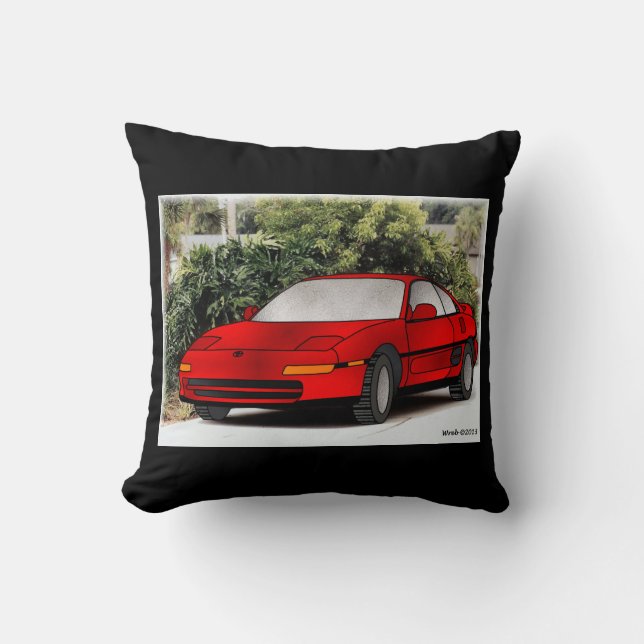 Cojín Decorativo Toyota 1991 MR2 (Anverso)