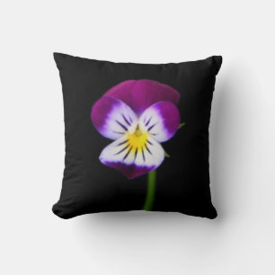 Cojín Decorativo Tpcn de flor violeta