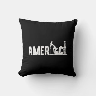 Cojín Decorativo Trabajadores de la industria petrolera de Estados 