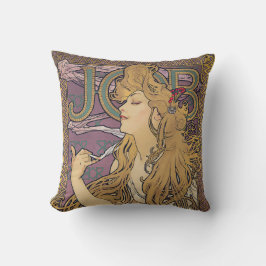 Cojín Decorativo Trabajo (1896) de Alphonse Mucha