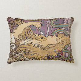 Cojín Decorativo Trabajo (1896) de Alphonse Mucha