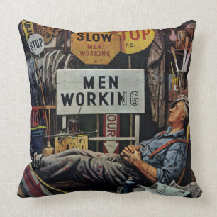 Cojín Decorativo Trabajo de los hombres