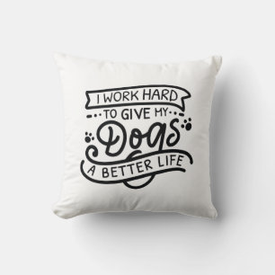 Cojín Decorativo Trabajo Perros Duros