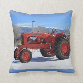 Cojín Decorativo Tractor Allis Chalmers WD45 1955 En Pilar De Nieve