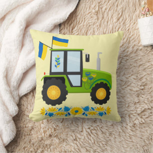 Cojín Decorativo Tractor de Ucrania caprichoso