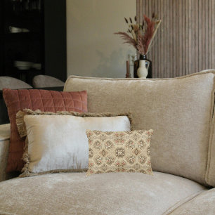 Cojín Decorativo Tradiciones florales de algodón Lumbar