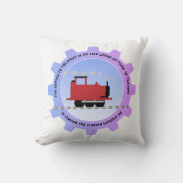 Cojín Decorativo Train of thought has left the station without me