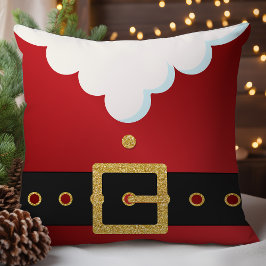 Cojín Decorativo Traje Navideño Festivo de Santa